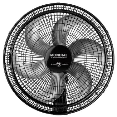 Imagem de Ventilador De Mesa 40cm Super Power Vsp-40-b 6 Pás 3 Velocidades Mondial Preto 220v