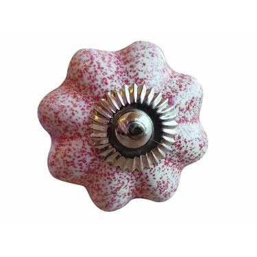 Imagem de Puxador Porta Em Cerâmica Rosa Claro