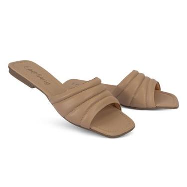Imagem de Sandália Rasteira Feminina Slide Comfort Moda Casual Dia a Dia Epiphan