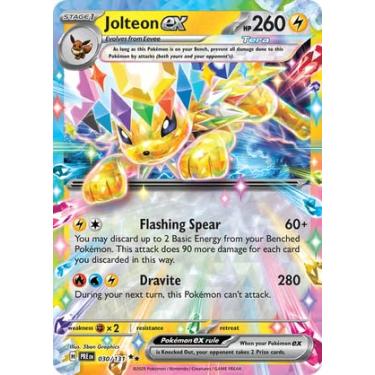 Imagem de Pokemon - Jolteon 030/131 – Prismatic Evolutions – Double Rare – Foil Single Card