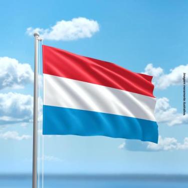 Imagem de Bandeira de Luxemburgo 80cmx140cm Tecido Oxford 100% Poliéster - Prese