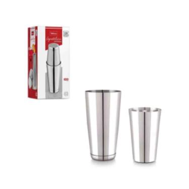 Imagem de Coqueteleira Boston Profissional, Conjunto 2 Peças, Inox, 820ml