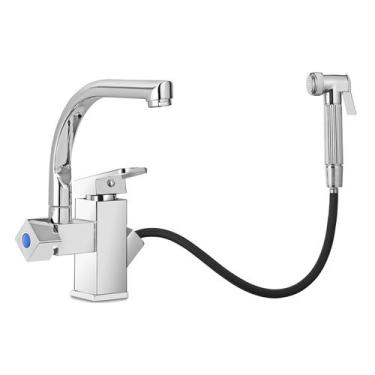 Imagem de Torneira Cozinha Gourmet Dupla Ducha Spray Bico Extensível - Mm House
