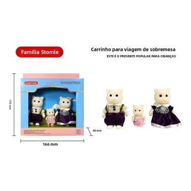 Imagem de Playset Mini Floresta com Família de Coelho e Urso - Brinquedo DIY par