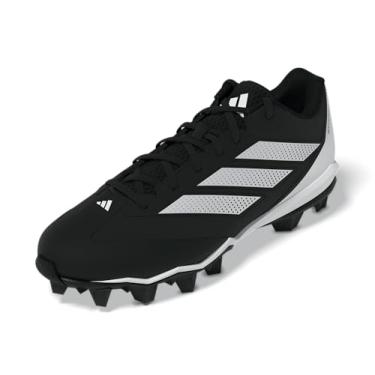 Imagem de adidas Tênis de beisebol masculino Adizero Impact 2.0 moldado, Preto/branco/branco, 39