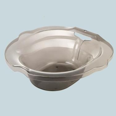 Imagem de Cuidados pós-parto Sitz Bath Sitz Bath para hemorroidas Sitz Bath para assento de vaso sanitário, alívio do períneo, kit de banho sentado para mulheres, área de estar mais ampla (cinza)