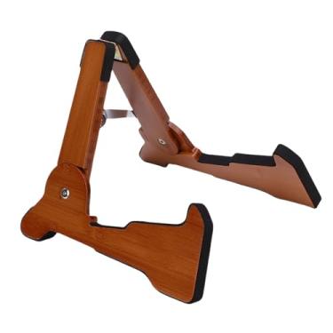 Imagem de Diydeg Suporte de Guitarra, Porta -Guitarra Dobrável Portátil, Uma Estrutura Sólida Bambusideae Floor Stand para Guitarra Acústico Bullocolim Banjo Ukulele