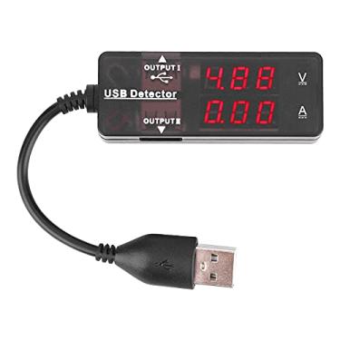 Imagem de aqxreight YB26VA Display Detector USB Voltímetro Bateria de Tensão Voltímetro Testadores de Bateria Capacidade de Selecionar e Mais Atual Seu Tamanho Seu Tamanho Pequeno e Seguro (Homocromia