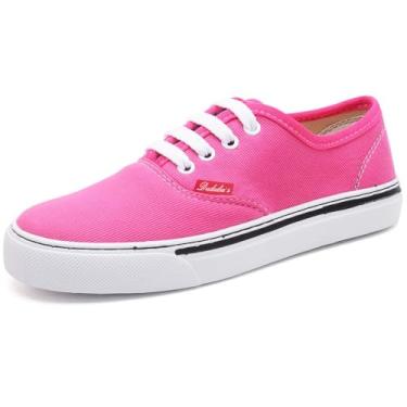 Imagem de Tênis Feminino Casual Basico de Amarrar Cano Baixo Confortavel TENIS500, Polo Blu ORIGINAL (Rosa, BR, Adulto, Numérico, 37)
