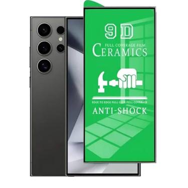 Imagem de Película Ceramica 9D Clear Premium Para Samsung Galaxy S25 Ultra
