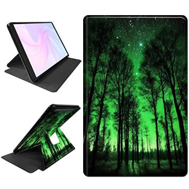 Imagem de Capa para Samsung Galaxy Tab S7 FE 2021/Tab S8 Plus 2022, visualização em vários ângulos, suporte giratório de 360 graus, capa dobrável inteligente para Samsung Galaxy Tab S8+/S7 Plus 2020 12,5
