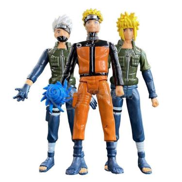 Imagem de Kit 4 Bonecos Action Figure Naruto