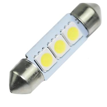 Imagem de Lâmpada LED Pingo Torpedo Luz Teto Placa Porta Luvas Bagageiro Malas Quebra Sol 36MM