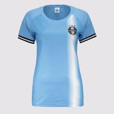 Imagem de Camisa Grêmio Atres Feminina Azul Celeste - Natural Cotton, M