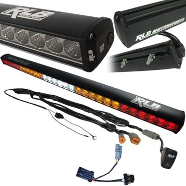 Imagem de RLB Motorsports Luz de perseguição de 91 cm compatível com Can Am Maverick X3 Side by Side MAV R e Defender 100% Plug and Play Pigtail incluída! (âmbar/branco)