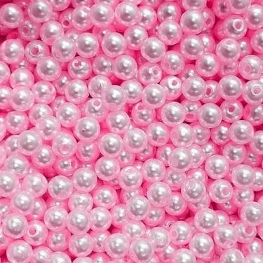 Imagem de PÉROLA DE ABS LISA Nº 06 20G PEROLA 6 MM - LADEIRA BIJUTERIAS, ROSA BE