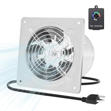 Imagem de Q-Hillstar Exaustor de 15 cm 110 V, ventilador de ventilação variável de 353 CFM extrator de parede com controlador de velocidade para cozinha, banheiro, garagem, lavanderia (branco)