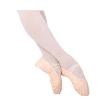 Imagem de Sapatilhas De Balé Para Meninas, Sola Macia, Lona, Sapatos De Dança Pa