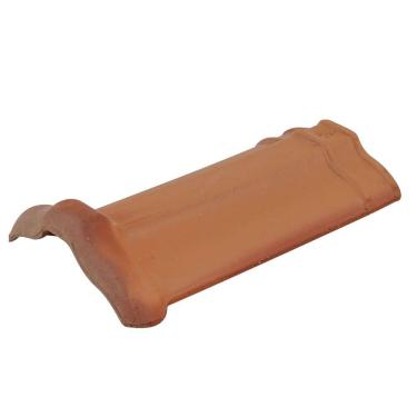 Imagem de Cumeeira de Cerâmica 41x21cm 10mm Vermelha Colonial Resinada - 1.03.18.02 - BARROBELLO