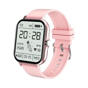 Imagem de Relógio Inteligente Com Chamada Bluetooth Monitor De Saúde Lembrete 24