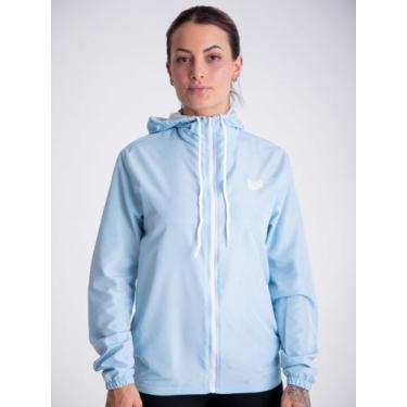 Imagem de Jaqueta Corta Vento Feminino Leve Liso Capuz Impermeável com Bolsos Ac