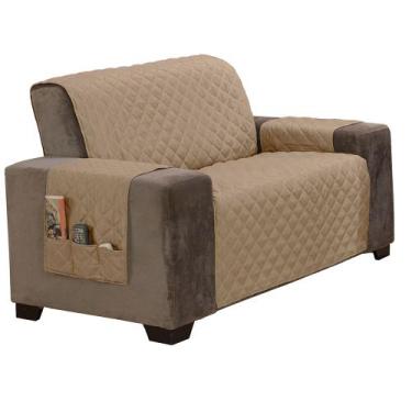 Imagem de Capa Protetora de Sofá Padrão 2 Lugares Classic Face Única - MR ENXOVA
