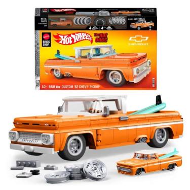 Imagem de Hot Wheels Brick Shop Elite Carro Chevy de 1962 - Mattel