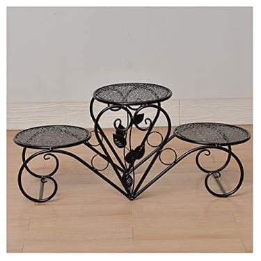 Imagem de Suporte de bolo, exibição de placa de bolo, giratório, suporte de frutas para bolo, bandeja de exibição de bolo multicamadas, suporte criativo de janela de malha de três camadas, mesa de sobremesa de