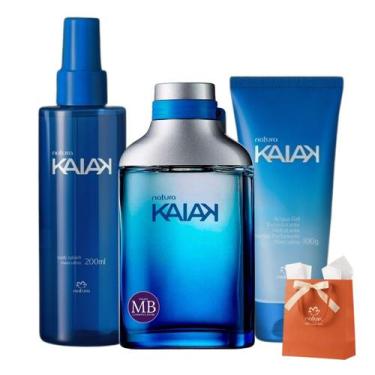 Imagem de Kit Presente Perfume Natura Kaiak Masculino Tradicional Clássico