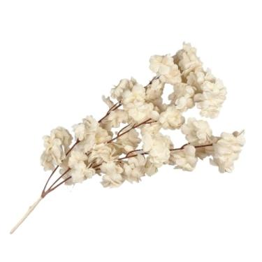 Imagem de Kit 10 A 40 Flores 45cm Flor Cerejeira Artificial Decoração Casa Cor Bege Flores Artificiais Decorativas Altura 45cm Ideal Casa Festa Pequena Decoração Sala(20)
