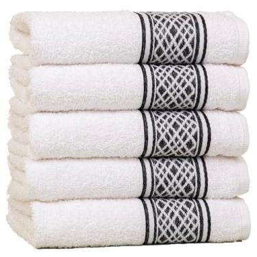 Imagem de Luxure Gourmet – Kit 5 Panos de Copa Premium, Felpudos, Alta Absorção e Durabilidade (Preto c/Desenho unico)