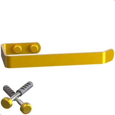 Imagem de Suporte Porta Papel Higiênico De Parede Dourado Plus