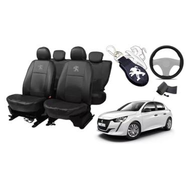 Imagem de Capa de couro para o banco 208 2020-2024 proteção impermeável