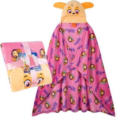 Imagem de Get Trend Cobertor com capuz para meninas da Patrulha Canina