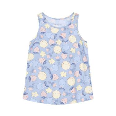Imagem de Conjunto infantil menina de frutinhas Brandili-Azul