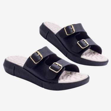 Imagem de Sandália Feminina Ortopédica Ultra Confortável Para Esporão e Fascite 