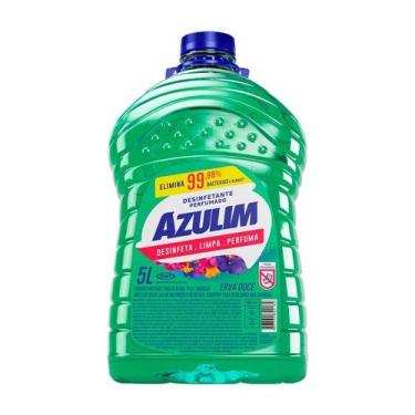 Imagem de Desinfetante Alecrim Azulim 5 Litros para ralos, lixeiras e superfície