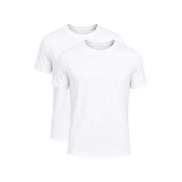 Imagem de Kit 2 Camisetas DryFit Manga Curta Masculina Academia Termica Proteção