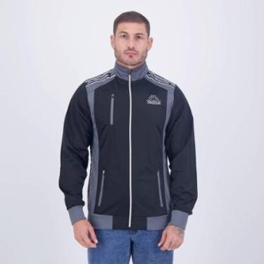 Imagem de Jaqueta Kappa Trilobal Leslie Preta-Masculino