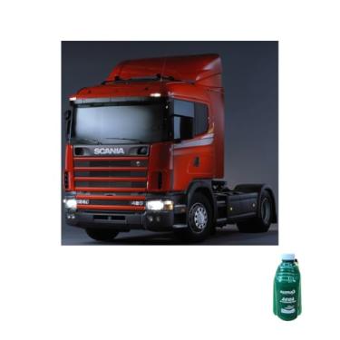 Imagem de Kit Radiador Scania 124 420 + Aditivo Paraflu Verde Pronto Uso 5 + Água Desmineralizada 1L