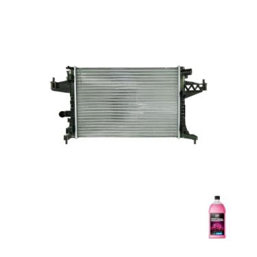 Imagem de Kit Radiador GM Agile Montana 10> C/S ACD + Aditivo Radiador Orbi Química Rosa 1L