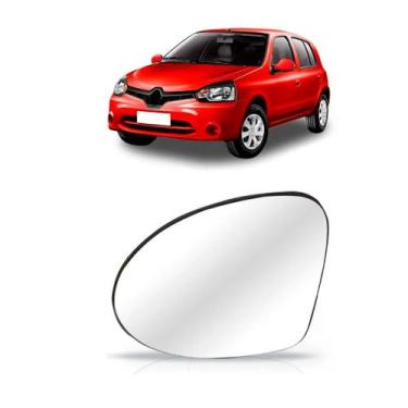 Imagem de Lente Retrovisor Clio Renault 2013 Á 2017 Com Base - BLAWER, Esquerdo