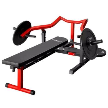 Imagem de Supino Articulado Reto Inclinado Banco Musculação Yangfit-Unissex