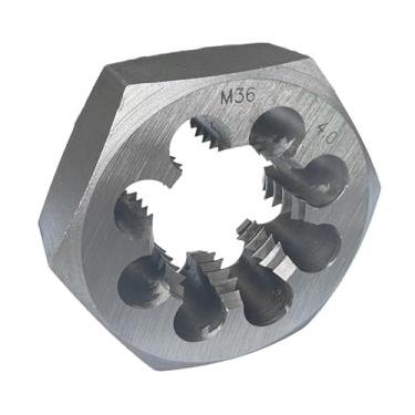 Imagem de M36 x 4.0 Métrica Hex Rethreading Die Liga de Aço Direita para Reparo e Manutenção de Roscas