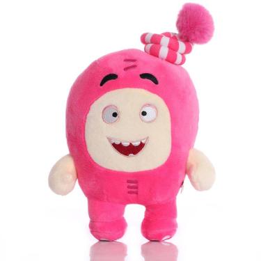 Imagem de Boneca de brinquedo de pelúcia Oddbods rosa 22 cm rosa anime para crianças