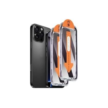 Imagem de Pacote com 2 protetores de tela de privacidade para iPhone 11 Pro Max/iPhone XS Max, vidro temperado 9H, cobertura total, anti-impressões digitais, eliminação automática de poeira, sem bolhas, fácil