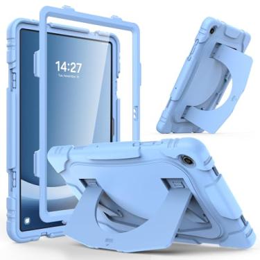 Imagem de Capa para Galaxy Tab A9+/A9 Plus de 11 polegadas (SM-X210/X216/X218), com protetor de tela e suporte maior, capa protetora à prova de choque resistente à prova de choque de 3 camadas para Samsung 11