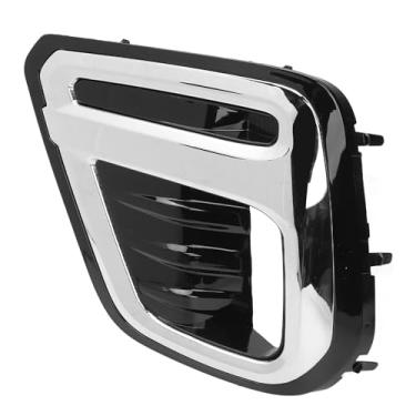 Imagem de aqxreight Amortecedor Dianteiro Tampa da Moldura da Lâmpada de Nevoeiro Moldura Preta Brilhante Faixa Cromada Resistente à água Guarnição Luz de Nevoeiro para Forester SK Pré-Facelift 2019 a 2021