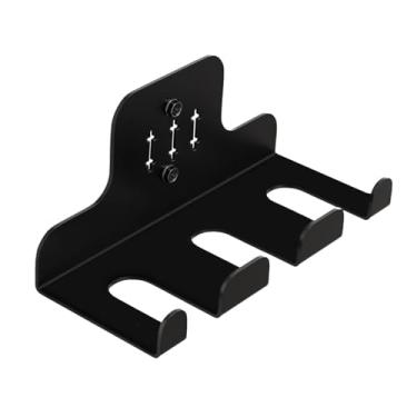 Imagem de Generic Suporte de parede para barra de musculação em metal, ideal para uso comercial, economizando espaço em academias e garagens, 3 Vagas