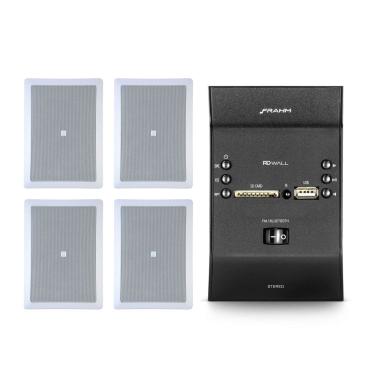 Imagem de Kit Rd Wall Frahm + 4 Arandelas 6w21rt